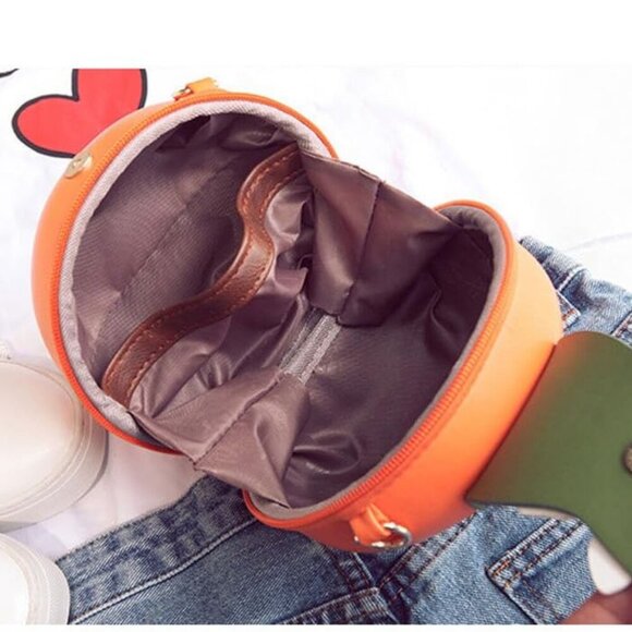 Fruit Pineapple Shaped Women Pu Leather Clutch Purse Cross Body Bag - Picture 5 of 7